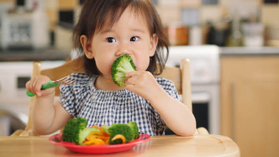 Declining dietary quality may begin as early as 1 year of age