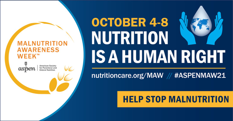 ASN Supports Malnutrition Awareness Week™, October 4-8