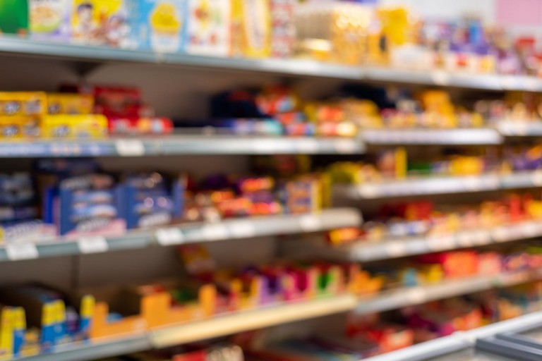 Predicting added-sugar content of foods using an algorithm