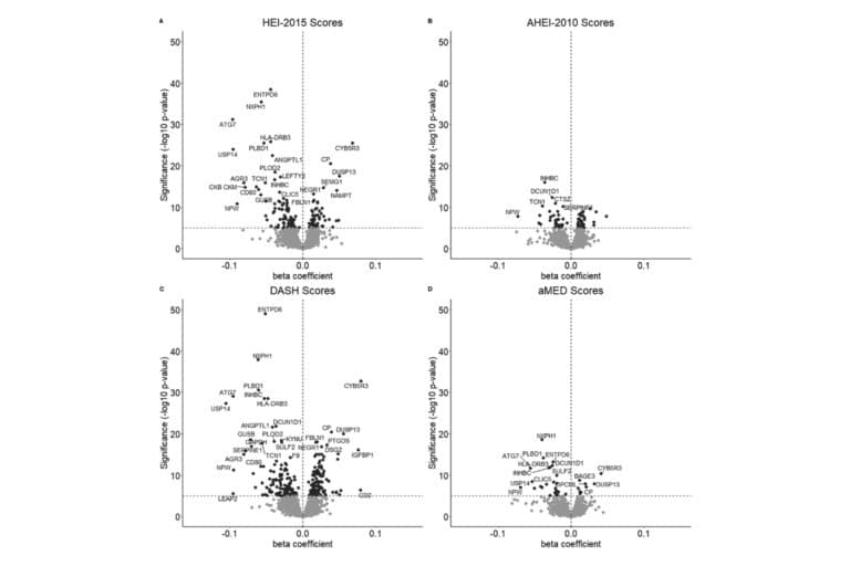 Plasma protein biomarkers are indicative of healthy dietary patterns
