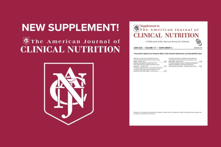 American Journal of Clinical Nutrition Supplement: Prevention Options for Preterm Birth, Fetal Growth Restriction, and Small Birth Size