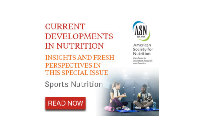 Special Issue from Current Developments in Nutrition: SPORTS NUTRITION